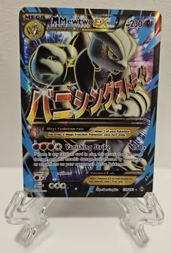 M Mewtwo EX #159 Pokemon BREAKthrough XY FULL ART POKEMON 2016 MINT - Image 1