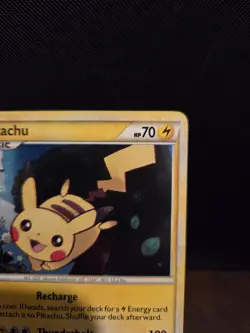 Pokemon TCG Pikachu HGSS03 Black Star Promo Holo 🌟🌟🌟 2010 - Image 3