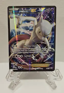 MEWTWO EX XY125 XY BLACK STAR PROMO FULL ART POKEMON 2016 MINT - Image 1