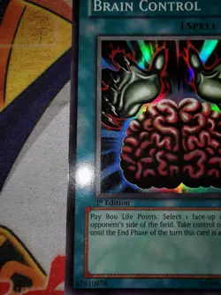Brain Control tlm-en038 1st Edition (NM/VLP) Super Rare Yu-Gi-Oh! - Image 2