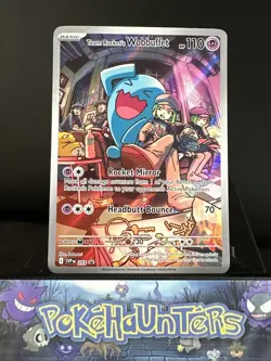 Pokemon Card Team Rocket’s Wobbuffet SVP 203 Destined Rivals Near Mint - Image 1
