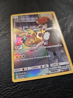 Pokemon TCG Sun & Moon Cosmic Eclipse Pikachu Card 241/236 Secret Rare Holo - Image 2
