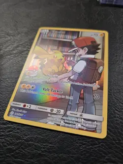 Pokemon TCG Sun & Moon Cosmic Eclipse Pikachu Card 241/236 Secret Rare Holo - Image 4