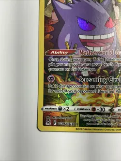 Gengar TG06/TG30 Swsh11: Lost Origin Trainer Gallery Holo Pokemon TCG Card - Image 3