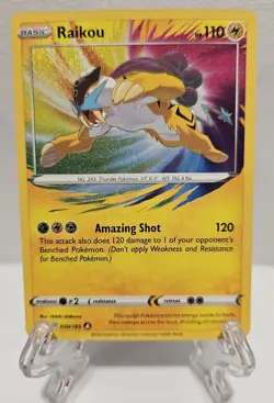 Raikou #50 Pokemon Vivid Voltage SWSH POKEMON 2020 MINT - Image 1