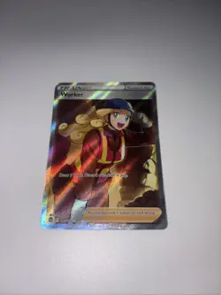 Pokemon TCG Worker 195/195 Silver Tempest Full Art Trainer Ultra Rare Holo - Image 1