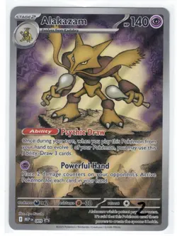 Alakazam MEP 009 Promo Mega Evolutions LP In Hand Pokemon TCG (#2) - Image 1