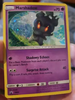 Pokemon Marshadow Sm93 Black Star Promo 2018 lightly Played - Image 1