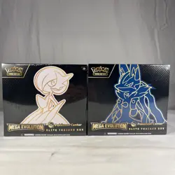 RDY2SHP Pokemon TCG Mega Evolution Pokemon Center ETBs 2 Factory Sealed Boxes - Image 1