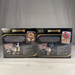 RDY2SHP Pokemon TCG Mega Evolution Pokemon Center ETBs 2 Factory Sealed Boxes - Image 5