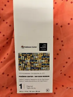 Pokemon Center x Van Gogh Museum Pokemon Inspired by Paintings Playmat NEW - Image 2