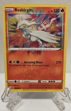 Reshiram #17 Pokemon Shining Fates SWSH POKEMON 2021 MINT - Image 1