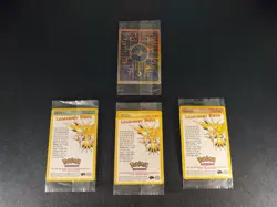 POKEMON SEALED ANCIENT MEW & 3 Movie Legendary Birds Moltres Articuno Zapdos - Image 2