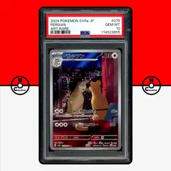 Pokemon PSA 10 Persian AR 075/064 sv6a Night Wanderer Japanese - Image 1