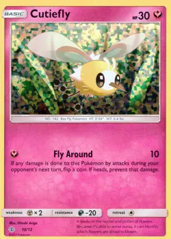 Pokemon TCG 2017 McDonalds "Cutiefly" Holo! #10/12. Lightly Played!! - Image 1