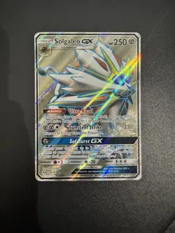 Pokemon TCG: Solgaleo GX (Full Art) Ultra Rare 143/149 SM Base Set - Image 1