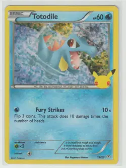 2021 Other - McDonald's Collection 2021 Totodile Basic/Promo #18/25 - Image 1