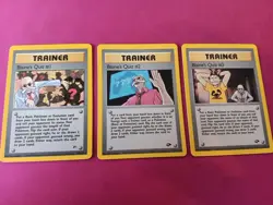 Blaine's Quiz #1, Blaine's Quiz #2 , Blaines's Quiz #3 Pokemon TCG Gym Heroes - Image 1