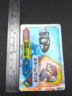 Mario Bullet Bill #18 Holo Super Mario World BROS Card BANPRESTO 1992 Japan B1 - Image 4
