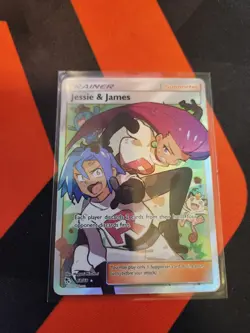 Pokemon TCG Jessie And James Full Art Trainer Card 68/68 Hidden Fates NM - Image 1