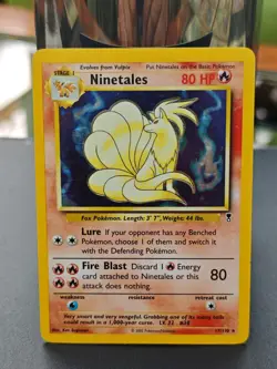 Pokemon TCG Ninetales Legendary Collection Holo Card 17/110 Rare - Image 1