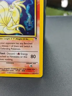 Pokemon TCG Ninetales Legendary Collection Holo Card 17/110 Rare - Image 4