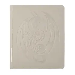 Dragon Shield 360 Card Codex Portfolio, Ashen White - Image 1