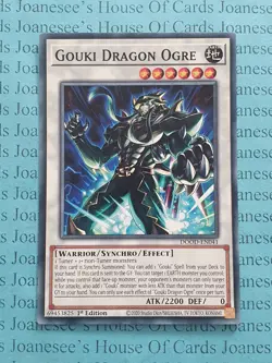 DOOD-EN041 Gouki Dragon Ogre Yu-Gi-Oh Card 1st Edition New - Image 1