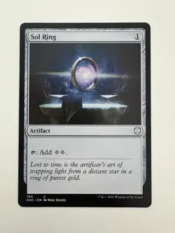 Sol Ring MTG Magic the Gathering Card NM Near Mint KHC - Image 1