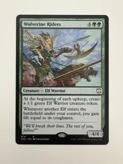 Wolverine Riders MTG Magic the Gathering Card NM Near Mint KHC - Image 1