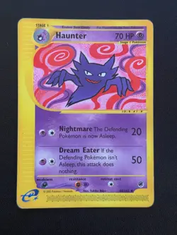 Pokemon Haunter 80/165 Expedition Base Set card MP - Image 1