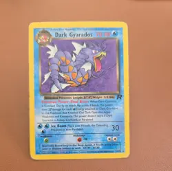 Pokemon TCG Dark Gyarados Non Holo Card Team Rocket Set 25 /82 Vintage MP - Image 1