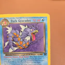 Pokemon TCG Dark Gyarados Non Holo Card Team Rocket Set 25 /82 Vintage MP - Image 3