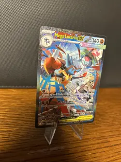 Mega Lucario Ex 179/132 SIR NM Mega Evolution Pokemon Card - Image 2