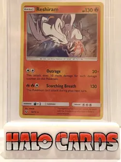PACK FRESH Reshiram 14/73 Holo Shining Legends Pokemon Card G - Image 1