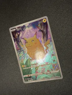 THAILAND Pikachu 001/028 Card s8a Mirror Holo 25th Anniversary Rare Full Art - Image 4