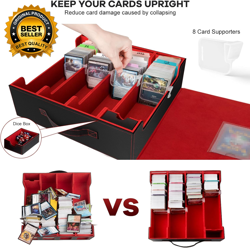 Card Storage Box 3200+ MTG Deck Box 30 Colorful Divider 4 Row Commander Trading - Image 4