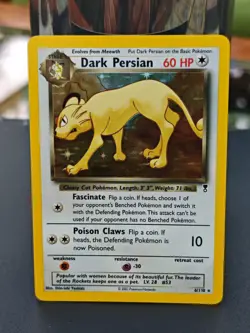 Pokemon Holo Rare Card : Dark Persian 6/110 (Legendary Collection) - Image 1