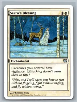 Magic The Gathering 9th Edition Serra's Blessing #44/350 MTG TCG CCG Ninth - Image 1