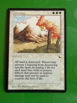 MTG Magic the Gathering Cleansing The Dark - Image 1