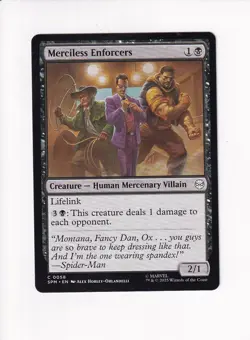 MAGIC THE GATHERING MTG MARVEL'S SPIDER-MAN MERCILESS ENFORCERS (#2) - Image 1