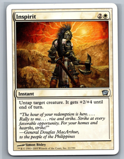Magic The Gathering 9th Edition Inspirit #22/350 MTG TCG CCG Ninth - Image 1