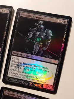 MTG 4x Hypnotic Specter Foil Player Rewards EXC - Image 3