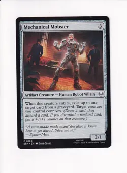 MAGIC THE GATHERING MTG MARVEL'S SPIDER-MAN MECHANICAL MOBSTER (#1) - Image 1