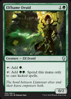 Elfhame Druid - Near Mint MTG Dominaria - Image 1