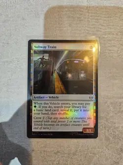 Subway Train 0178 Common Foil Spider-Man MTG - Image 1