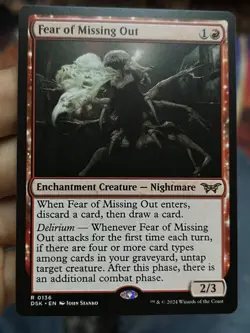 Fear Of Missing Out • Duskmourn • Pack Fresh • MTG (2317) - Image 1