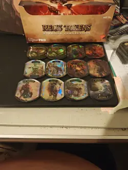 MTG Ultra Pro Relic Tokens, Lot Of 12X All Foil From Eternal Collection - Image 1