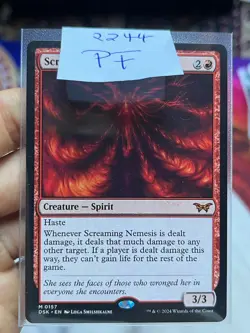 Screaming Nemesis • Duskmourn: House Of Horror • Pack Fresh • MTG (2244) - Image 3