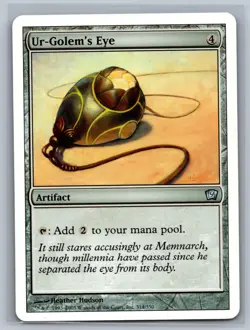Magic The Gathering 9th Edition Ur-Golem's Eye #314/350 MTG TCG CCG Ninth - Image 1